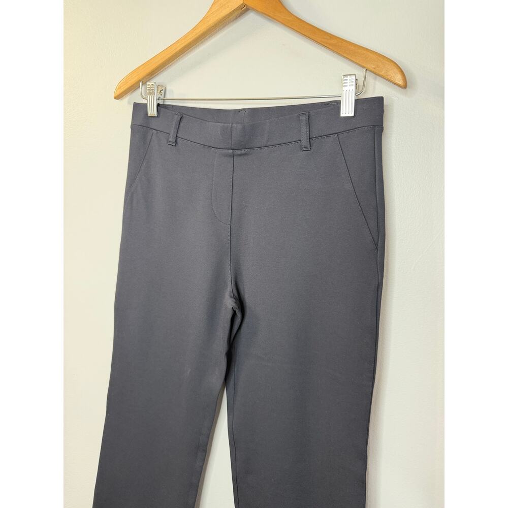Quince Ultra-Stretch Ponte Straight Leg Pants Navy Women's M Stretch - Picture 9 of 10